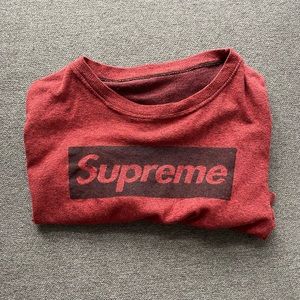 Supreme | Crop Long Sleeve Logo Crop Top